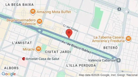 Apartments for rent i Alboraya - kort over placeringen