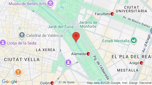 Apartments for rent i Valencia Ciutat Vella - kort over placeringen