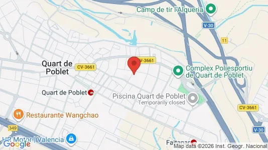 Apartments for rent i Aldaia - kort over placeringen
