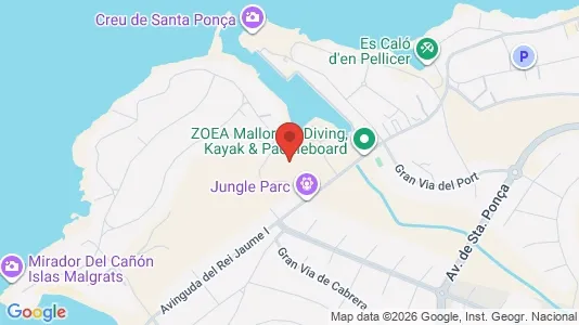Apartments for rent i Calvià - kort over placeringen