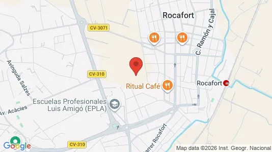 Apartments for rent i Rocafort - kort over placeringen