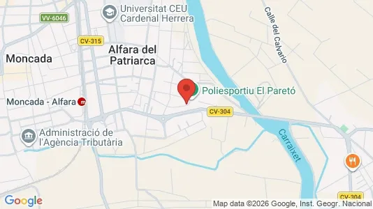 Rooms for rent i Alfara del Patriarca - kort over placeringen