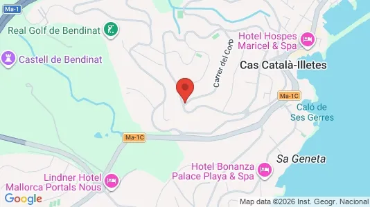 Apartments for rent i Calvià - kort over placeringen