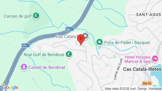 Apartments for rent i Calvià - kort over placeringen
