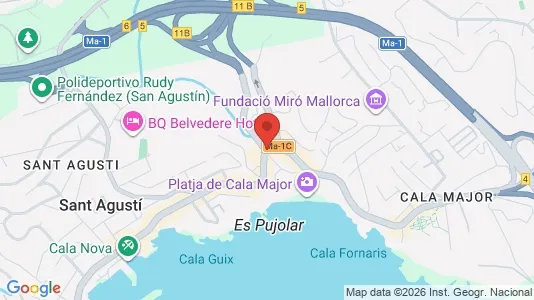 Apartments for rent i Calvià - kort over placeringen
