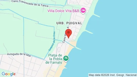 Apartments for rent i El Puig de Santa Maria - kort over placeringen