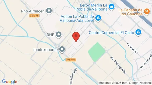 Apartments for rent i Bétera - kort over placeringen
