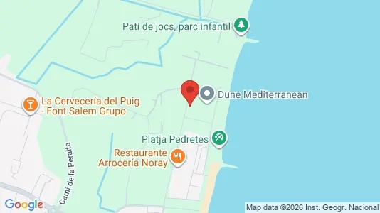 Apartments for rent i El Puig de Santa Maria - kort over placeringen