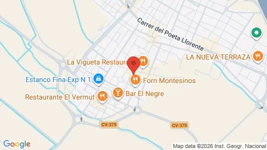 Apartments for rent i Bétera - kort over placeringen