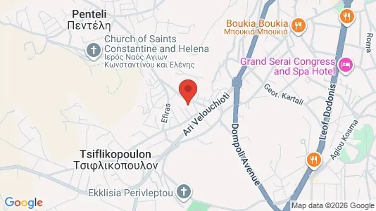 Apartments for rent i Ioannina - kort over placeringen