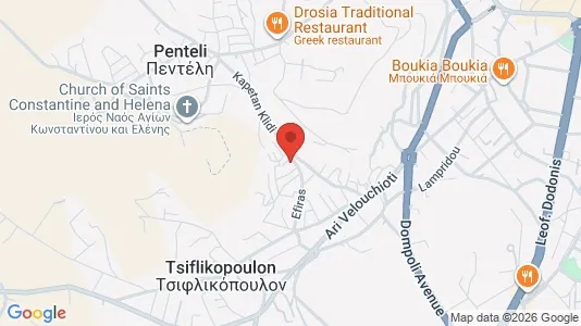 Apartments for rent i Ioannina - kort over placeringen