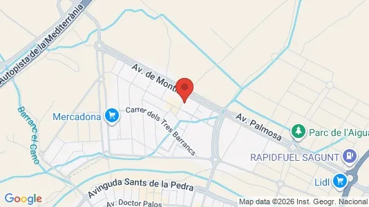 Apartments for rent i Sagunto/Sagunt - kort over placeringen