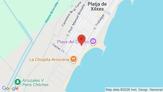 Apartments for rent i Chilches/Xilxes - kort over placeringen