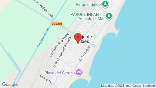 Apartments for rent i Chilches/Xilxes - kort over placeringen
