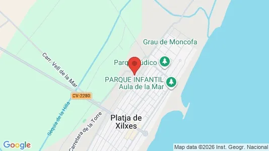 Apartments for rent i Chilches/Xilxes - kort over placeringen