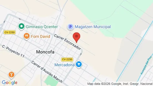 Apartments for rent i Moncofa - kort over placeringen