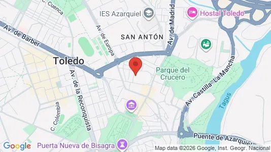 Apartments for rent i Toledo - kort over placeringen