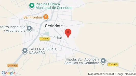 Apartments for rent i Gerindote - kort over placeringen