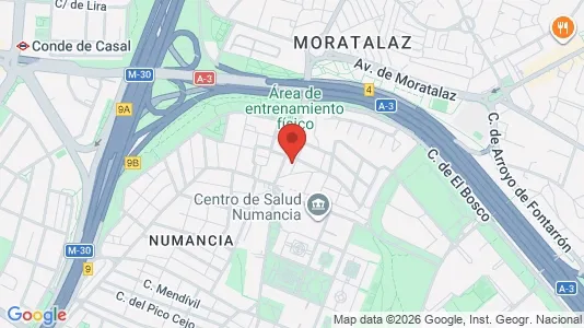 Apartments for rent i Madrid Puente de Vallecas - kort over placeringen