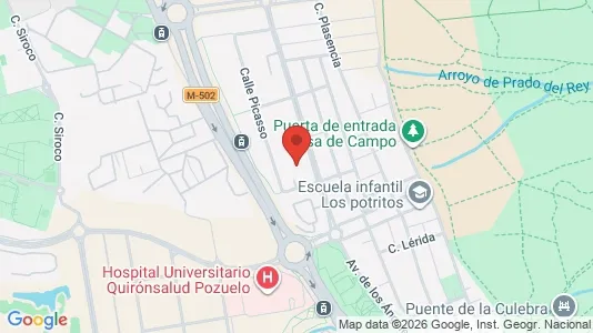 Apartments for rent i Boadilla del Monte - kort over placeringen