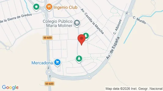 Apartments for rent i Villanueva de la Cañada - kort over placeringen