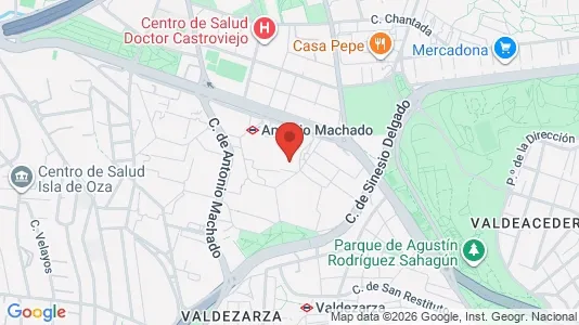 Apartments for rent i Madrid Tetuán - kort over placeringen