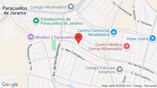 Rooms for rent i Paracuellos de Jarama - kort over placeringen