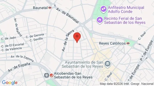 Rooms for rent i San Sebastián de los Reyes - kort over placeringen