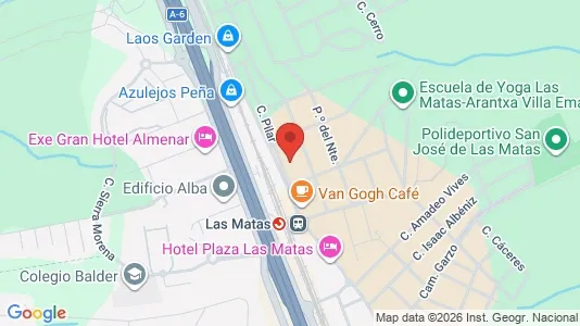 Rooms for rent i Las Rozas de Madrid - kort over placeringen