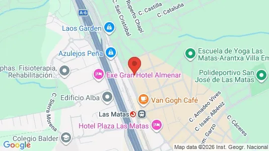 Rooms for rent i Las Rozas de Madrid - kort over placeringen