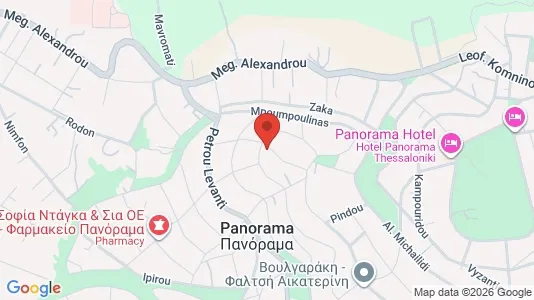Apartments for rent i Pylaia-Chortiatis - kort over placeringen