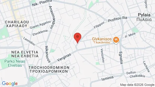 Apartments for rent i Pylaia-Chortiatis - kort over placeringen