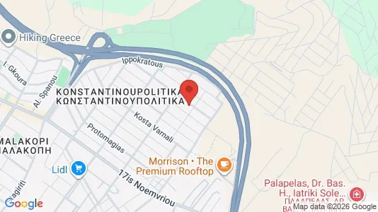 Apartments for rent i Pylaia-Chortiatis - kort over placeringen