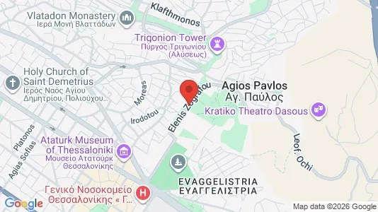 Apartments for rent i Neapoli-Sykies - kort over placeringen