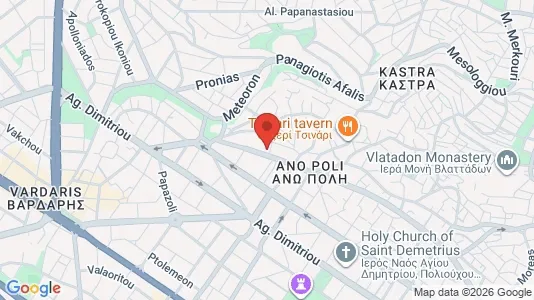 Apartments for rent i Neapoli-Sykies - kort over placeringen