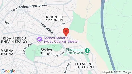 Apartments for rent i Neapoli-Sykies - kort over placeringen