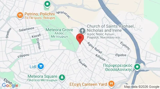 Apartments for rent i Neapoli-Sykies - kort over placeringen