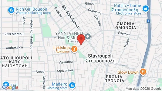 Apartments for rent i Kordelio-Evosmos - kort over placeringen