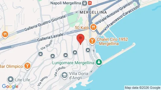 Apartments for rent i Chiaia - kort over placeringen