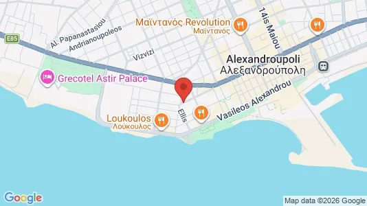 Apartments for rent i Alexandroupoli - kort over placeringen