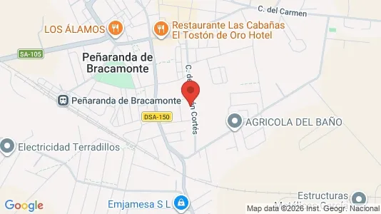 Apartments for rent i Peñaranda de Bracamonte - kort over placeringen