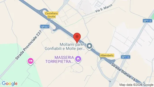 Apartments for rent i Monopoli - kort over placeringen