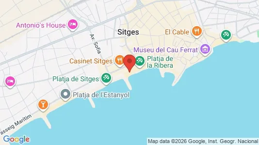 Apartments for rent i Sant Pere de Ribes - kort over placeringen