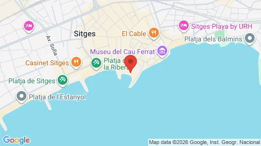 Apartments for rent i Sant Pere de Ribes - kort over placeringen