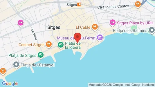 Apartments for rent i Sant Pere de Ribes - kort over placeringen