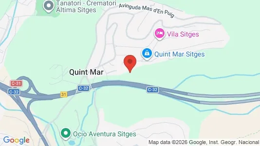 Apartments for rent i Sant Pere de Ribes - kort over placeringen
