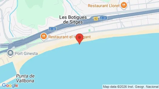 Apartments for rent i Castelldefels - kort over placeringen