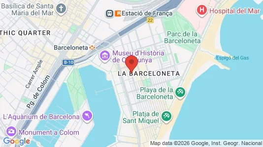 Apartments for rent i Barcelona Ciutat Vella - kort over placeringen