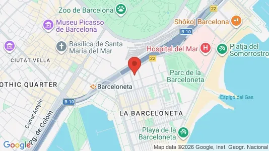 Apartments for rent i Barcelona Ciutat Vella - kort over placeringen