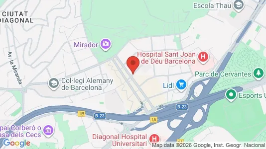Apartments for rent i Cornellà de Llobregat - kort over placeringen